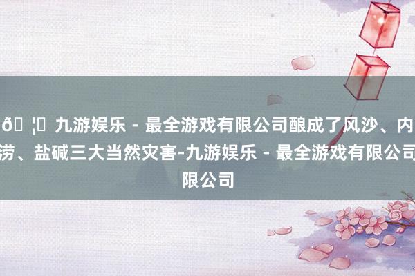 🦄九游娱乐 - 最全游戏有限公司酿成了风沙、内涝、盐碱三大当然灾害-九游娱乐 - 最全游戏有限公司